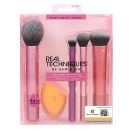 Bộ 4 cọ kèm mút trang điểm - REAL TECHNIQUES everyday essentials