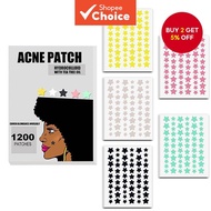 1200PCS Pimple Patches for Face, Hydrocolloid Acne Patch, Cute Star Zits Patches for Covering Zits a