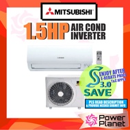 [SAVE3.0] Mitsubishi 1.5HP Air Cond SRK13YXP-W4 Standard Inverter Air Conditioner  SRK13YXP / SRK13YXPW4 Penghawa Dingin