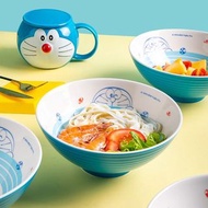Doraemon 多啦A夢餐具 日式拉麵大碗 陶瓷泡麵碗 兒童家用