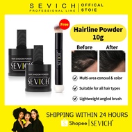 【BUY 2 GET 1 FREE】SEVICH 3IN1 Hair Shadow Powder 10g Grey Hair Coverage Waterproof Hair Powder