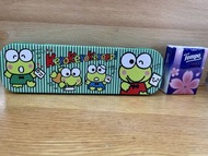 Sanrio Keroppi Kerokerokeroppi 1990年日本製鐵筆盒