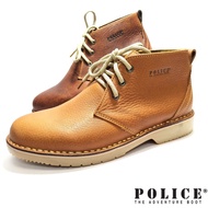 POLICE men high cut leather boots|kasut boots kulit lelaki POLICE