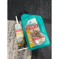 ORIGINAL COMBO PETRONAS SPRINTA A900 SCOOTER OIL + SCOOTER GEAR OIL