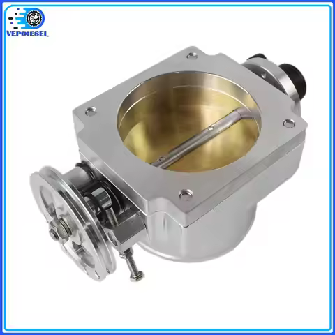 90mm Reverse Throttle Body with TPS Sensor For Toyota Supra 1JZ / 2JZ Silver Automobile Throttle Val