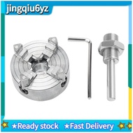 【J&U】Mini Lathe Chuck Set, Z011A Extension Four Jaw Chuck and Connecting Rod Set, Electric Drill Chu