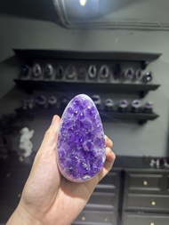 天然烏拉圭紫水晶恐龍蛋