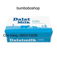 Thùng 48 hộp sữa tươi DALAT MILK ít đường (180ml/hộp) - date 16/10/2025