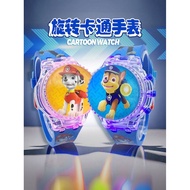 Cartoon Children's Watch Boy Boy 3 Years Old Old Only Watch Time Luminous Music Top Electronic Watch