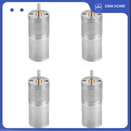 DBM.HOME-4X 25GA-370 DC 12V Mini Motor Speed Reduction Geared Motor for Electronic Lock(300RPM)