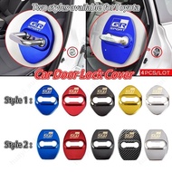 4Pcs Stainless Car Door Lock Cover for Toyota Gr Sport Toyota Raize Rush Vios Veloz Cross Corolla Ya