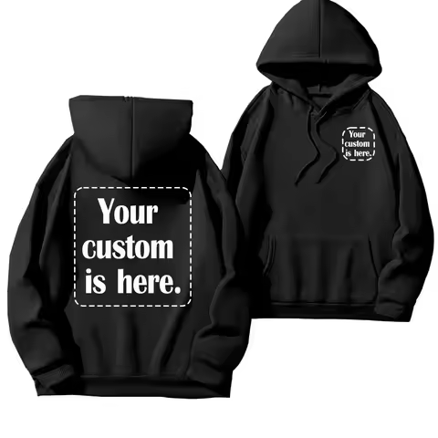 2026 Men Women Casual Custom Printed Text DIY Hoodie Customized Personalized Hoody Custom Hoodies Te