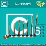 sds baut drilling / roofing / baja ringan / galvalum banyak ukuran - 12x60