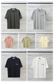 FOG ESSENTIALS 3m反光壓花翻領POLO短袖