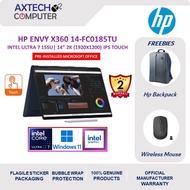 HP Envy x360 14-FC0185TU 14'' WUXGA Touch 2-in-1 Laptop Atmospheric Blue (CU7-155U, 16GB, 512GB SSD,