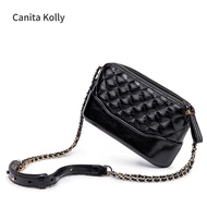 Canita Kolly Genuine Leather Stray Bagfrench styleDiamond Bag Female Bag Cowhide Crossbody Bag