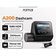 TERBARU 70mai Dashcam A200 Dual Channel 1080P Full HD+ HDR | 24H Parking Surveillance