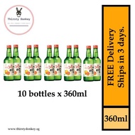 Jinro Chamisul Grapefruit Soju (10 bottles X 360ml)