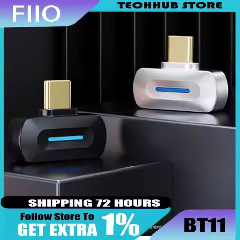 FiiO BT11 Portable High-definition Bluetooth Transmitter RGB Light LDAC Emission Technology Suitable