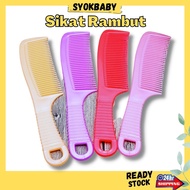 Sikat Rambut New Section Handle Pearlescent Comb Plastic Home Outing Cheap and Affordable Hairdressi