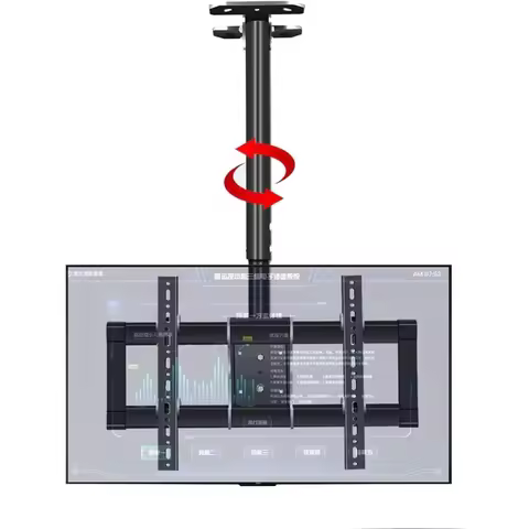 Adjustable Height Telescoping Ceiling TV Bracket, Ceiling TV Mount, Wall TV Mount Bracket, Fits 37-8