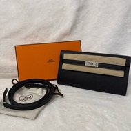 Hermes Kelly to go 黑銀