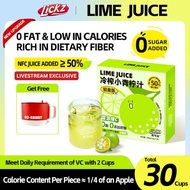 [LIVESTREAM EXCLUSIVE] LICKZ JUICE Lime Calamansi Juice Beverage Concentrate Bundle - 30 Sachets wit