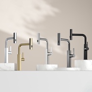 Water Pump Pull304Hot and Cold Rainfall Stainless Steel Sink Kitchen Faucet Vegetable Washing Basin 