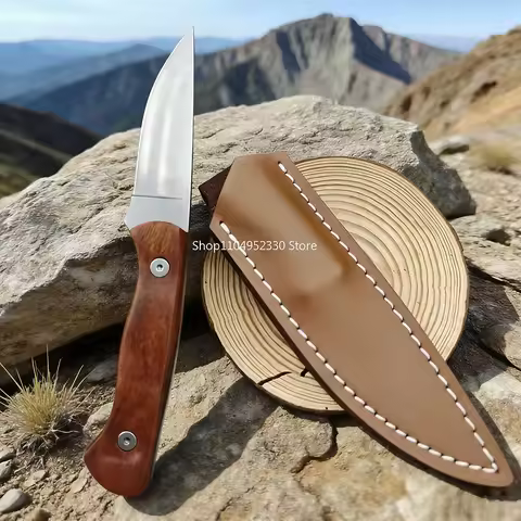 Wild Hunting Adventure 8Cr13Mov Blade Knives Practical Outdoor Camping Jungle Adventure EDC Multifun