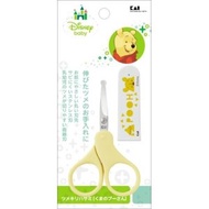 Disney - (N/小熊維尼) 日本製造 迪士尼嬰兒安全指甲剪刀