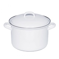 RIESS WEISS 0124-033 Tall Pot with Lid 20cm 3.5L White