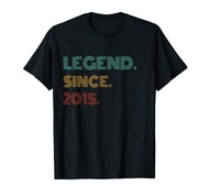9 Years Old Legend Since 2015 9th Birthday T-Shirt