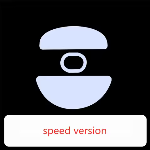 1 Set Meow Gaming Gear Ultraglide Mouse Skates For MCHOSE L7 Ultra+ Middle Large Hand Mice Brake Spe