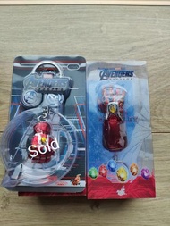 正版 Hot Toys Ironman 復仇者 Cosbaby Thanos Ifinity Gauntlet 無限手套/ Ironman Nano Gauntlet 納米手套 HotToys 匙扣