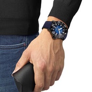 天梭海星系列潛水機械男表橡膠帶手表