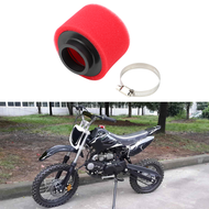 Air Filter for Dirt Bike Scooter ATV Quad Motorcycle Red 48mm/1.89inRight Angle