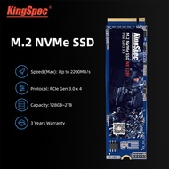 Hot KingSpec M.2 Ssd M2 1TB PCIe NVME SSD 128GB 512GB 256Gb 2TB โซลิดสเตทไดรฟ์2280ฮาร์ดดิสก์ภายใน Hdd สำหรับเดสก์ท็อป Igdxch