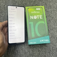 infinix note 10 6/128 SECOND BERGARANSI 