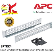 APC SMART-UPS SRT SRTRK4 19" RAIL KIT FOR SMART-UPS SRT 2.2/3kVA, MOUNTING HARDWARE, RACK MOUNTING BRACKET, USER MANUAL