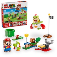 Super Mario Adventures with Interactive Mario, Bowser Jr.’s Clown Car Playset Vehicle, Yoshi Toy, Ma