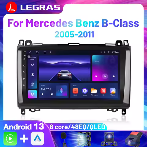 Android 15 Car Radio For Mercedes Benz B200 W169 W245 Viano Vito W639 AB Class Sprinter W906 GPS Car