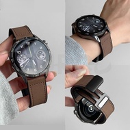 Universal 20mm 22mm Leather Strap for Xiaomi Watch S4 Sport S3 S2 S1 pro Vintage Band for Redmi Smar