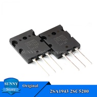 20Pcs 10คู่ Original 2SA1943 2SC5200 TO-3P (10Pcs A1943 + 10Pcs C5200) 15A/230V/150W NPN PNP Toshiba