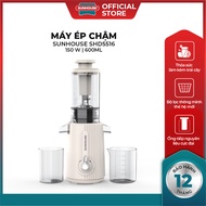 Máy ép chậm SUNHOUSE SHD5516 - Công nghệ ép chậm thông minh - bảo hành chính hãng 12 tháng