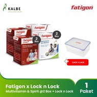 Promo Fatigon Multivitamin  Spirit  2 Box x Lock n Lock Berkualitas
