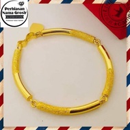 22k Gold Plated Bamboo Bracelet