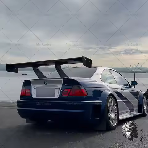 Instock 1700mm GT Wing For E46/E92 M3 GTR APR-style GT-250 Adjustable Carbon Fiber Spoiler Trim Body