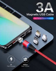 Iphone Samsung Xiaomi - Floveme Charging / Data Magnetic 1m Cable - Micro USB / USB C / Lightning