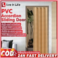 ♆ ✧ Accordion Sliding Door PVC Folding Door For Kitchen Bathroom household Partition Track Door