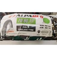 70/90-17 Tubeless Tyre (TT100)